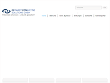 Tablet Screenshot of gerwert-consulting-group.com